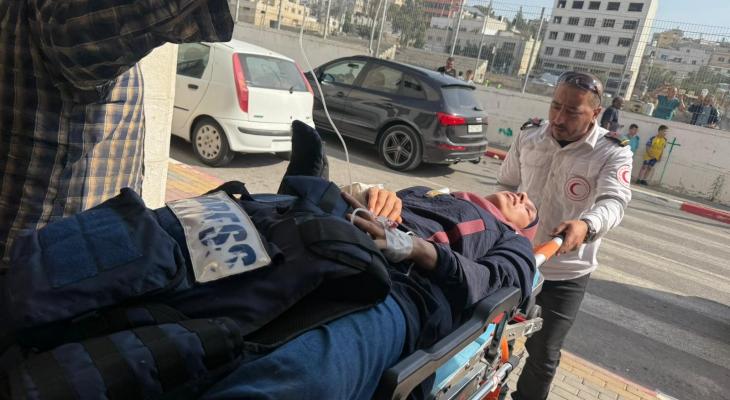 إصابة صحفية في الاعتداء