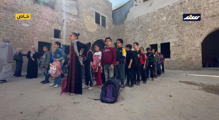 الكمالية تنهض من رماد الإبادة.. مدرسة أثرية بغزة تفتح أبوابها مجددا للتعليم