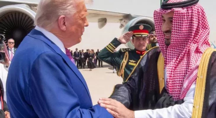 ترامب وبن سلمان في زيارة سابقة للسعودية.webp