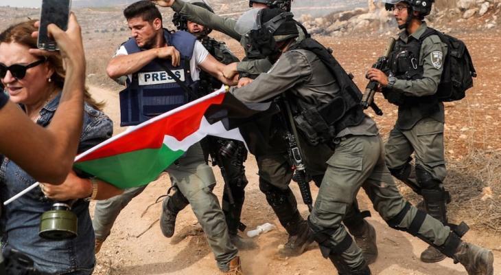 الاعتداءات على الصحفيين في الضفة الغربية.jpg
