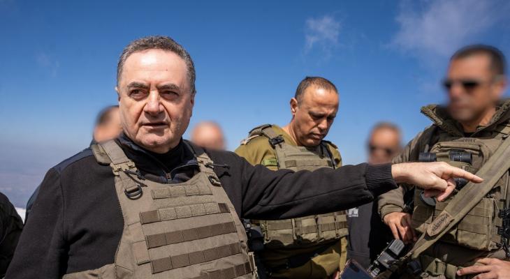 وزير حرب الاحتلال يسرائيل كاتس في سوريا.jpg