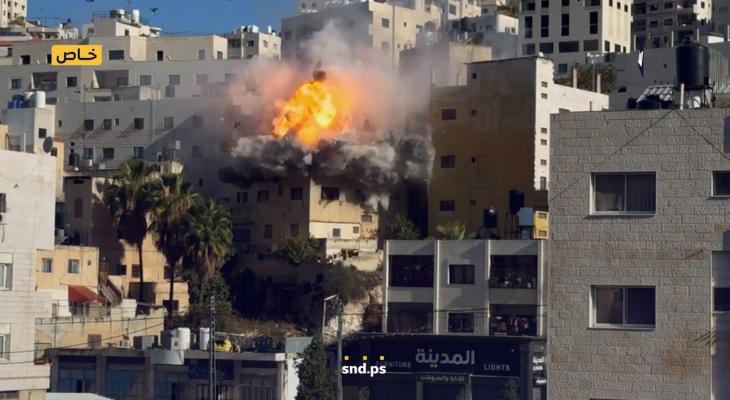 الاحتلال ينسف منزل الاسير القسامي عبد الكريم صنوبر بنابلس