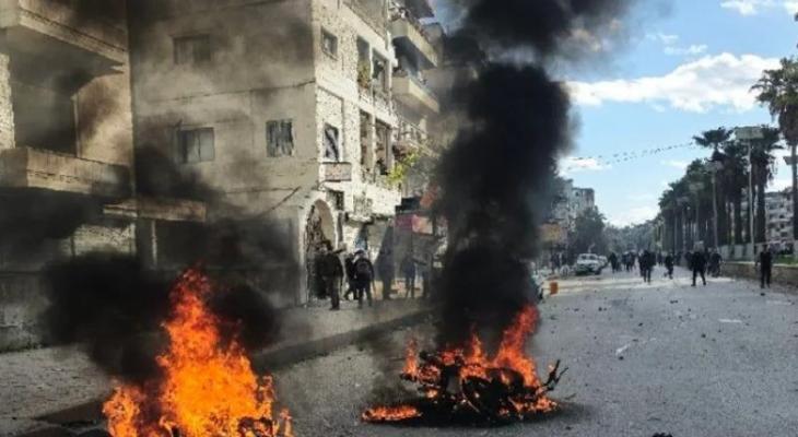 قتلى وجرحى باشتباكات خلال احتجاجات في الساحل السوري
