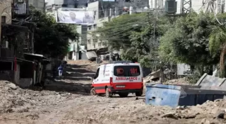 مركبة إسعاف فلسطينية في طولكرم.webp