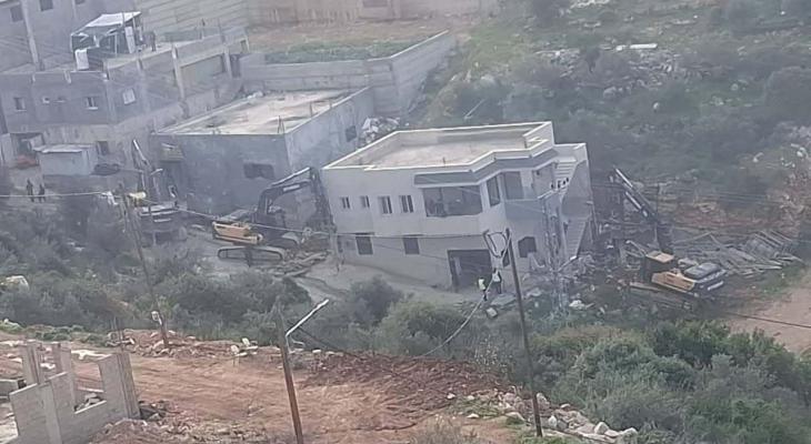 هدم منزل في برطعة