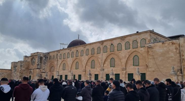 صلاة الجمعة في الأقصى