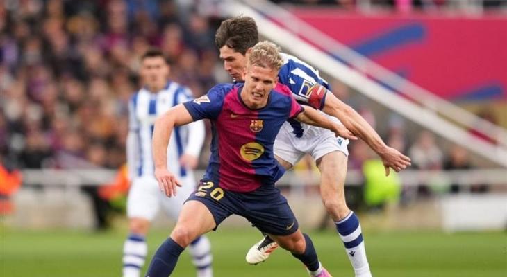 بث مباشر مباراة برشلونة ضد ريال سوسيداد في الدوري الإسباني