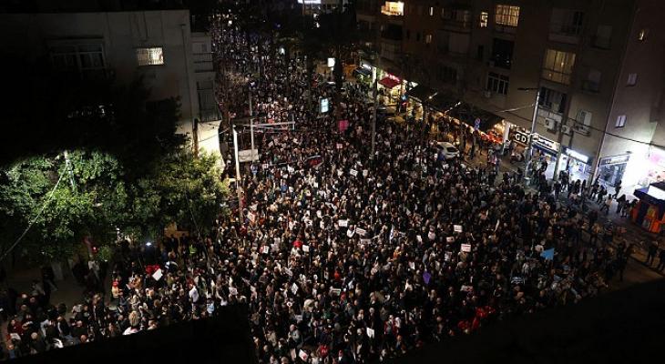 مظاهرة الفلسطينيين ضد الجريمة في تل أبيب.jpg