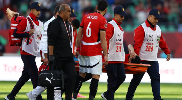 منتخب مصر يكشف تفاصيل إصابتي 