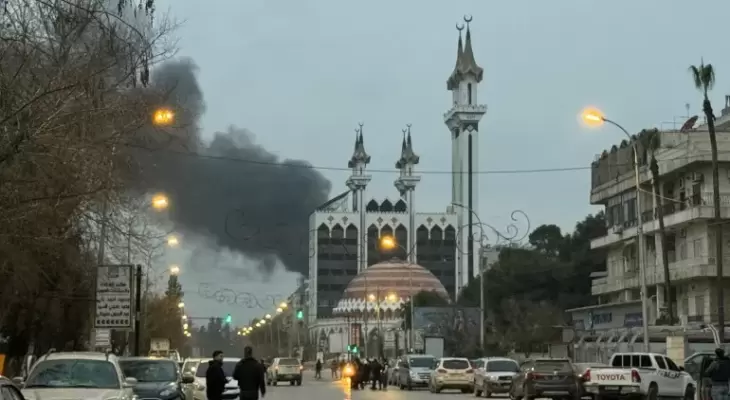 قصف في حلب قرة مسجد عبد الرحمن.webp