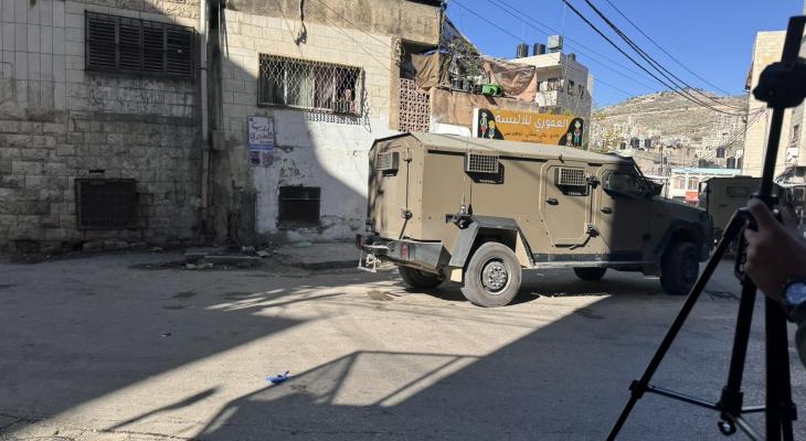 مداهمة الاحتلال لمدينة نابلس
