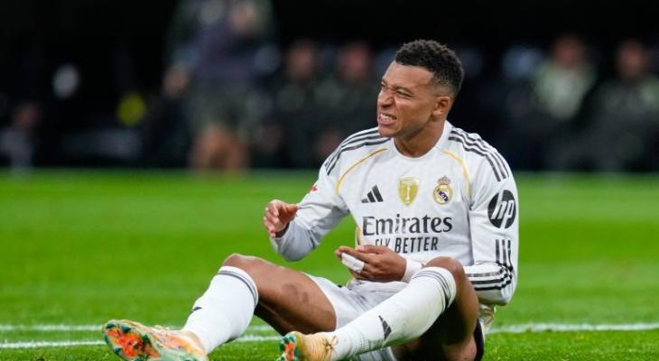 ريال مدريد  يعلن مدة غياب مبابي
