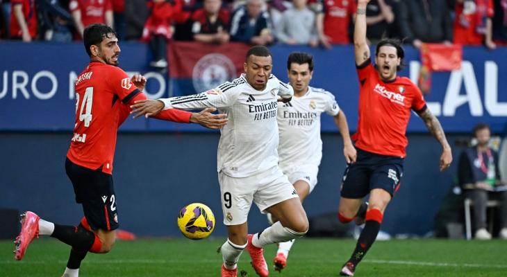 4 أشياء ترعب ريال مدريد من مواجهة أوساسونا