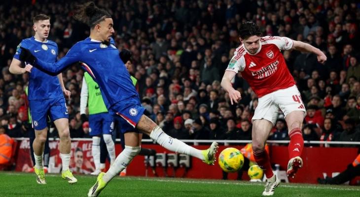 آرسنال يتأهل إلى نهائي كأس الرابطة الإنجليزية