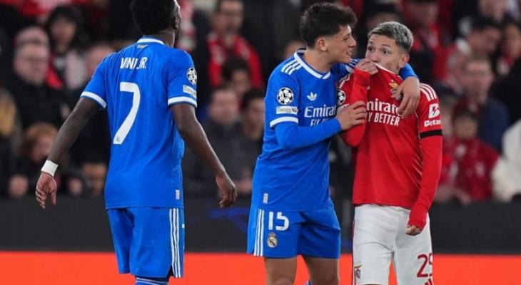 ريال مدريد يحقق انتصاراً ثميناً على بنفيكا في ملحق دوري الأبطال