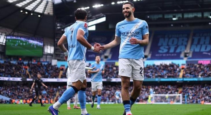 مانشستر سيتي يبلغ ثمن نهائي كأس الاتحاد الإنجليزي