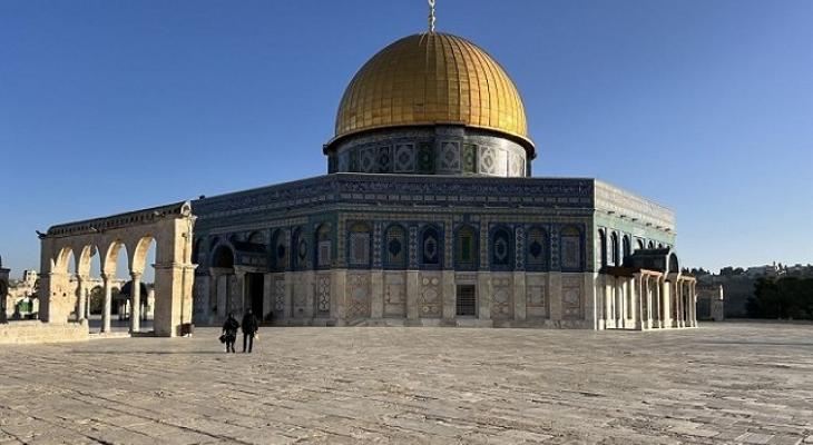 المسجد الأقصى فارغ من المصلين.jpg