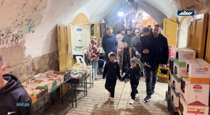 رغم إجراءات الاحتلال.. الآلاف يصلون الجمعة الأولى من رمضان في المسجد الإبراهيمي بالخليل
