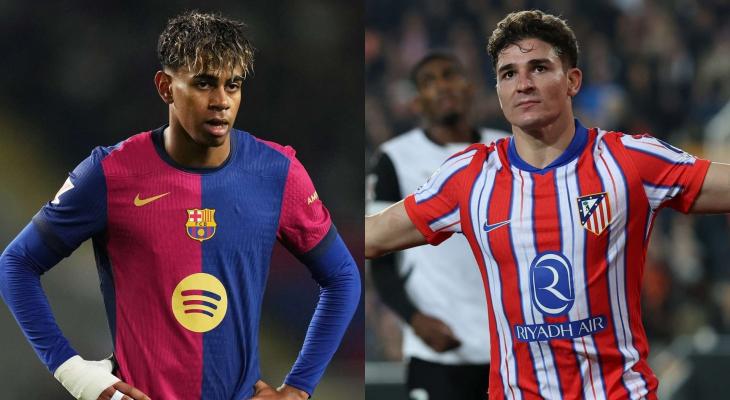 تشكيلة برشلونة وأتلتيكو مدريد في نصف نهائي كأس ملك إسبانيا