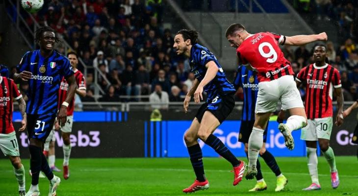 تشكيلة ديربي ميلان في الدوري الإيطالي
