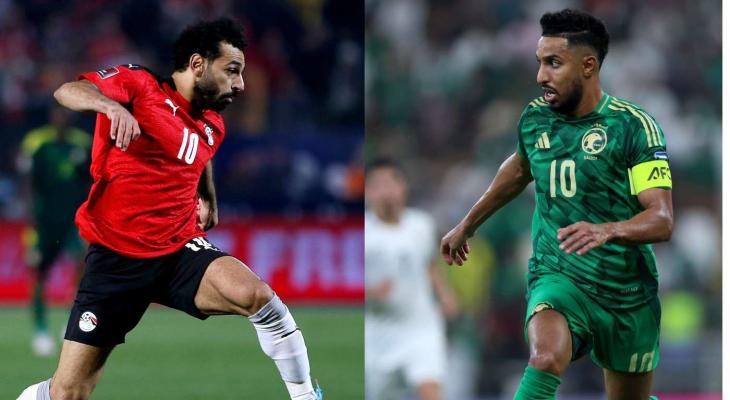 القناة المفتوحة الناقلة لمباراة السعودية ومصر الودية
