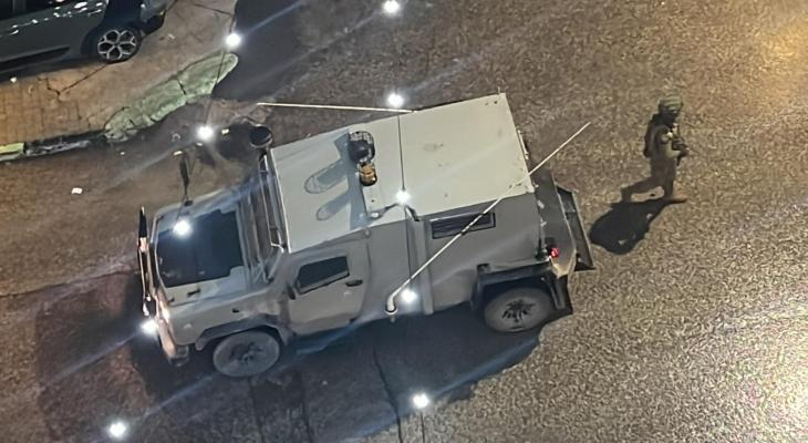 قوات الاحتلال خلال اقتحام نابلس
