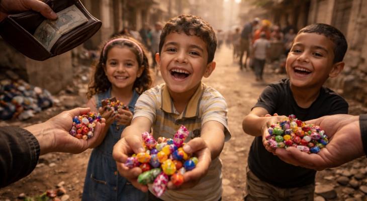 العيدية في غزة
