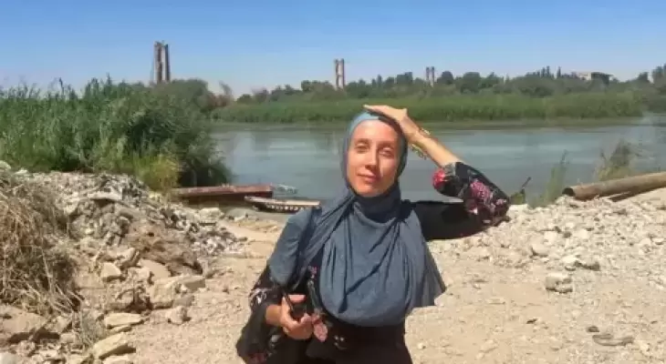 صحفية أمريكية في العراق