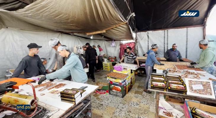 مصنع حلقوم في خانيونس