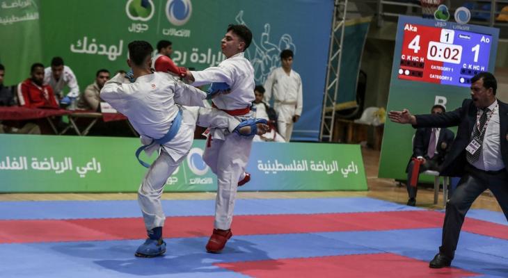 اختتام فعاليات بطولة الصمود والأمل للكاراتيه في غزة