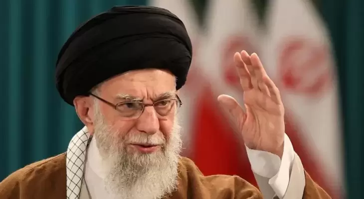 المرشد الأعلى الإيراني علي خامنئي.