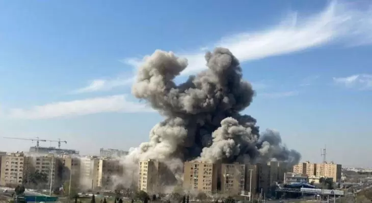 قصف طهران