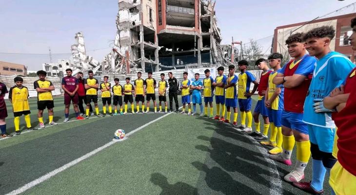 افتتاح بطولة الناشئين بغزة