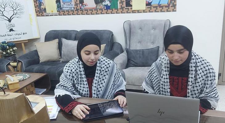 طالبتان فوز قلقيلية