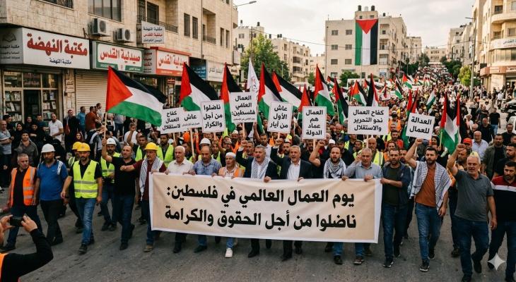 يوم العمال العالمي في فلسطين