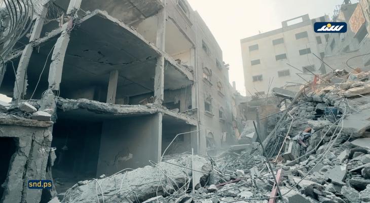 غارة الاحتلال الأخيرة تخلف دمارًا هائلًا في مخيم الشاطئ غرب غزة