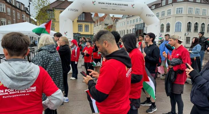 اركض من أجل فلسطين .. ماراثون رياضي بالدنمارك