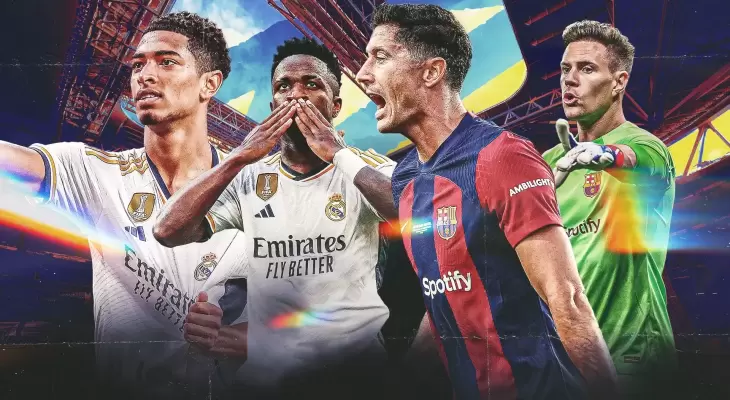 غيابات ريال مدريد وبرشلونة عن الكلاسيكو
