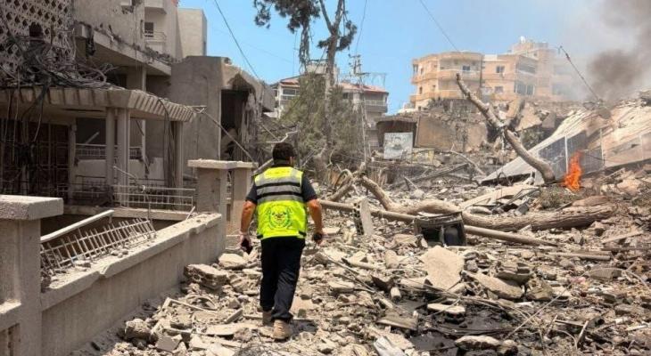 آثار قصف الاحتلال على منطقة الحوش بمدينة صور جنوب لبنان