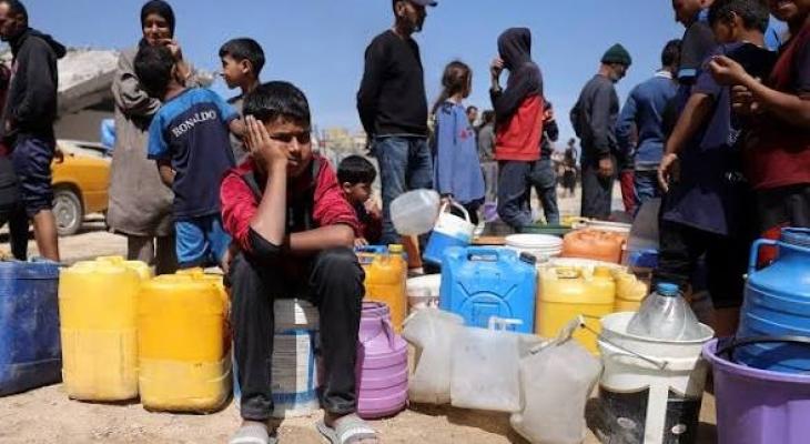 أزمة مياه خانقة بغزة