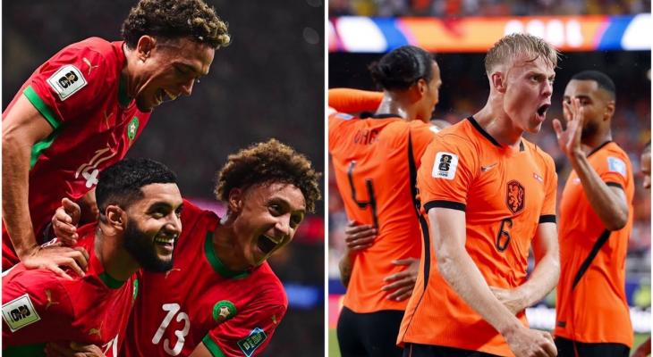 بث مباشر المغرب ضد هولندا في كأس العالم