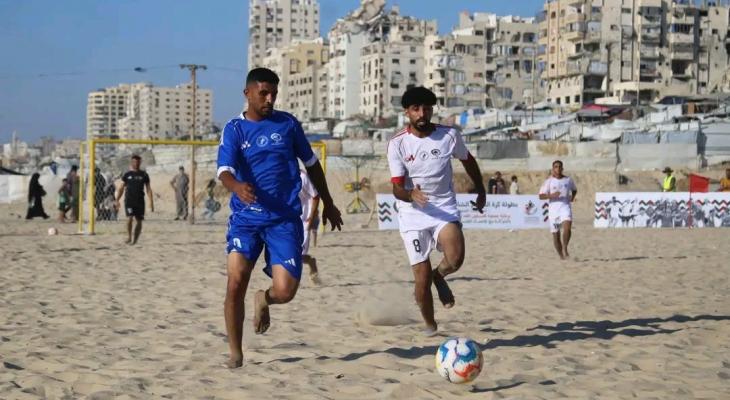 مباريات اليوم في البطولة الشاطئية بغزة