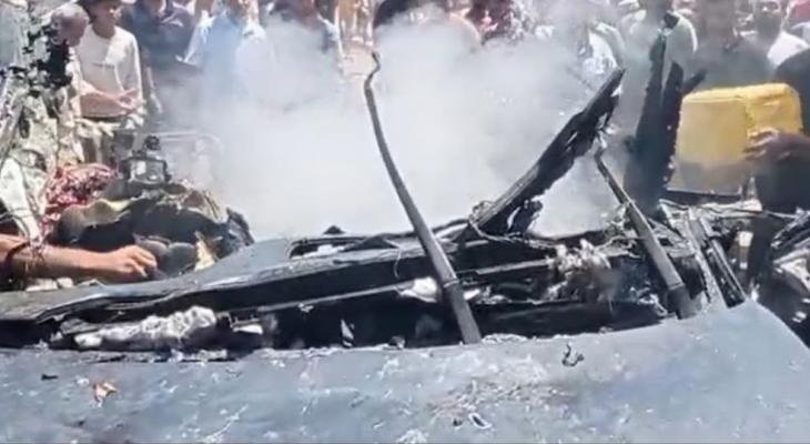 قصف مركبة