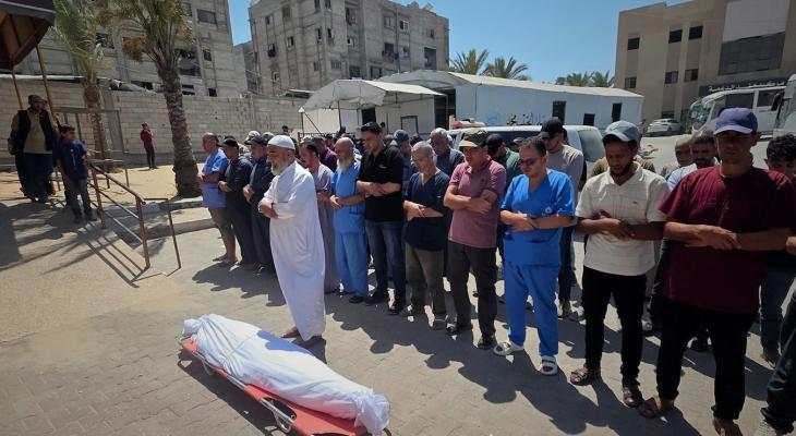 وداع شهيد في قطاع غزة