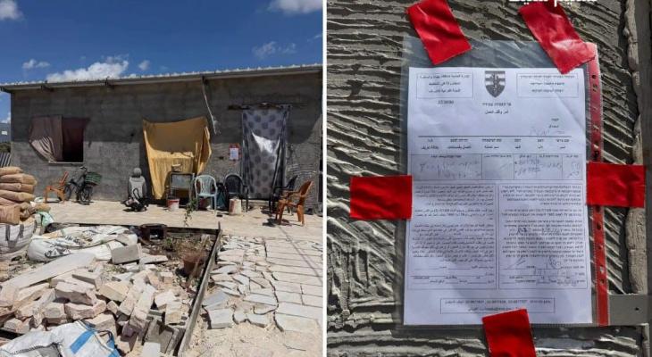 إخطار هدم منزل المواطن أيمن عجاج بطولكرم