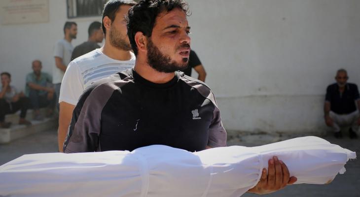 وصول جثامين 20 شهيدًا بينهم أطفال إلى مجمع الشفاء الطبي