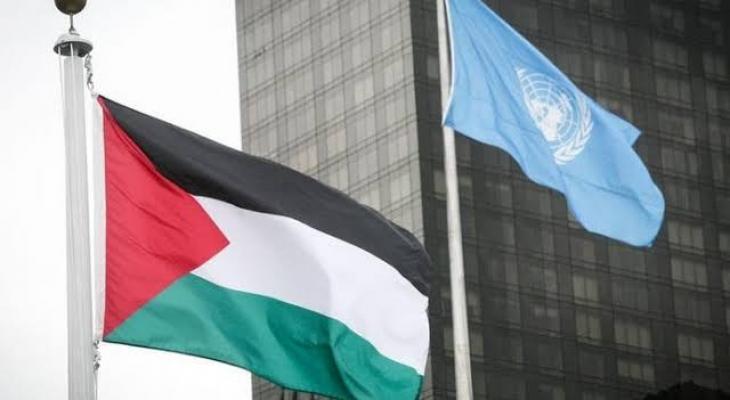 علم فلسطين في الأمم المتحدة