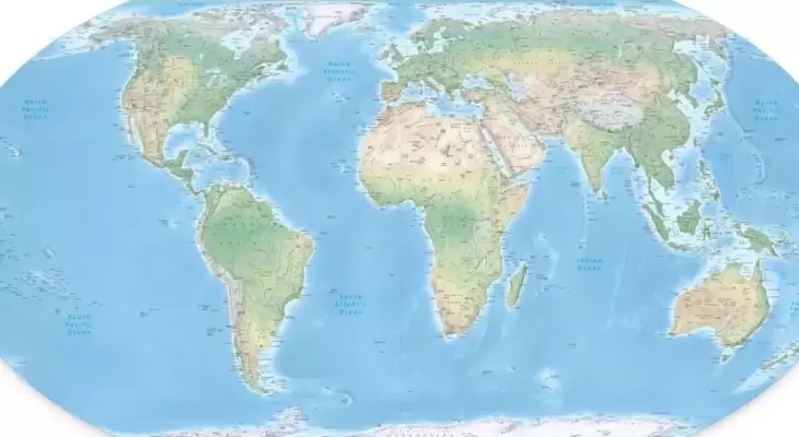خريطة العالم
