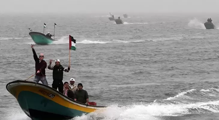 صيادون فلسطينيون بسواحل غزة.. الصورة قبل الحرب.webp