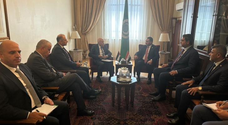وزير الاقتصاد لقاء مع نظيره العراقي